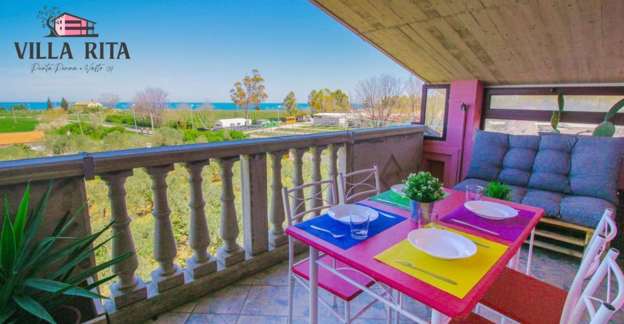 Villa Rita - Casa Vista Mare - Vasto Punta Penna Exteriér fotografie