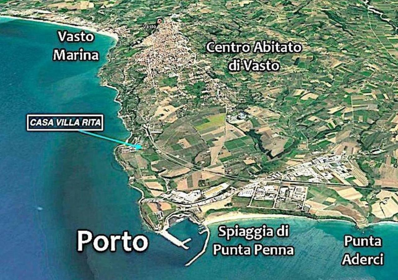 Villa Rita - Casa Vista Mare - Vasto Punta Penna Exteriér fotografie